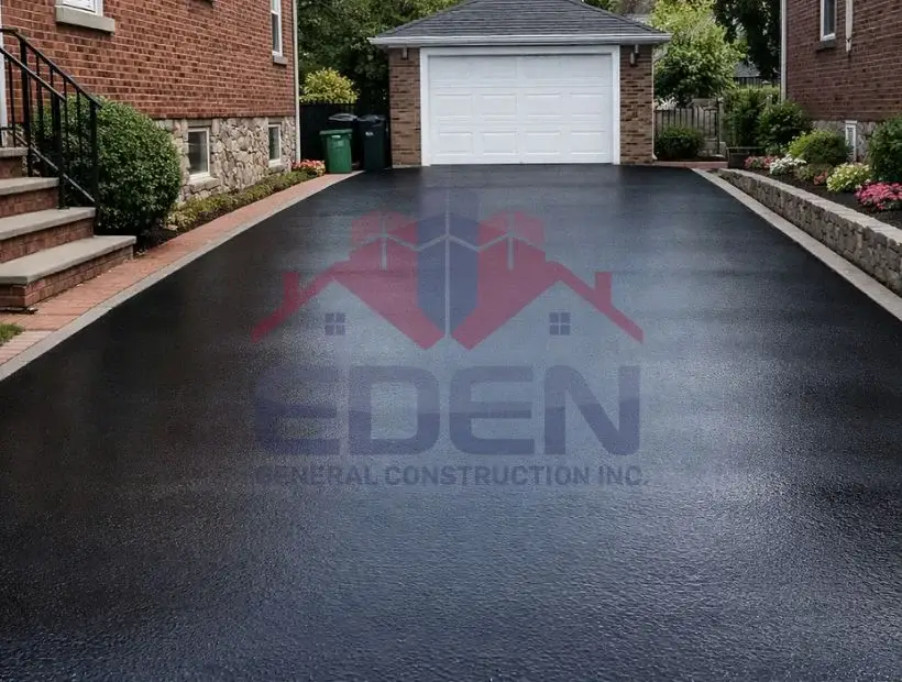 Bronx asphalt driveway sealcoating project