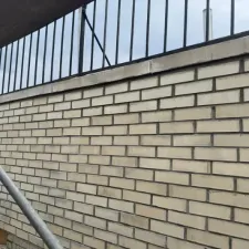 Brickwork in progress