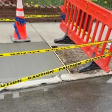 Finishing surface of sidewalk