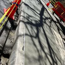 New sidewalk installation