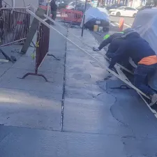 Sidewalk construction