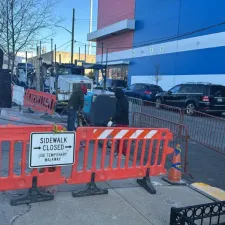 Uneven sidewalk repair
