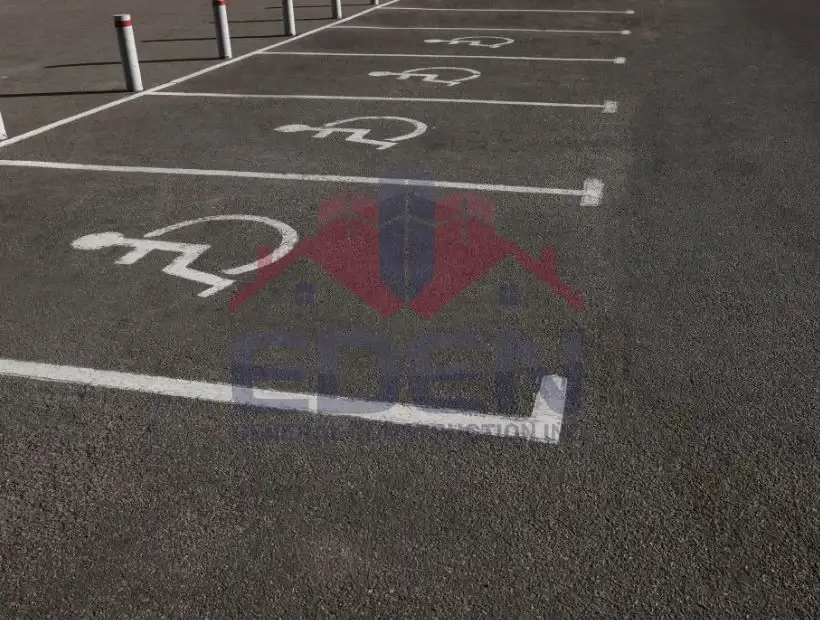 Parking lot blacktop sealing and maintenance service