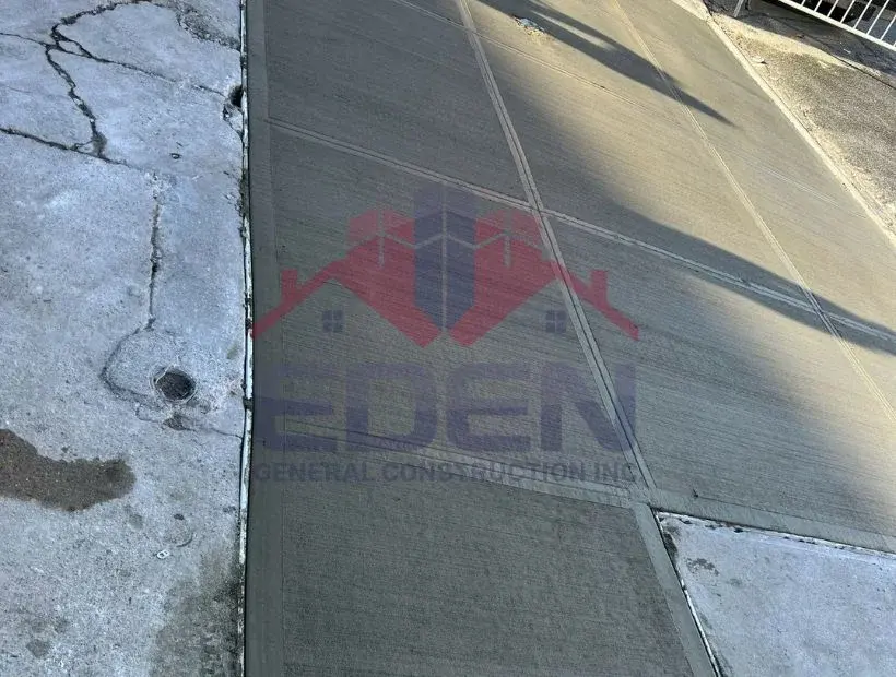 Brick sidewalks repair and restoration work on residential NYC property