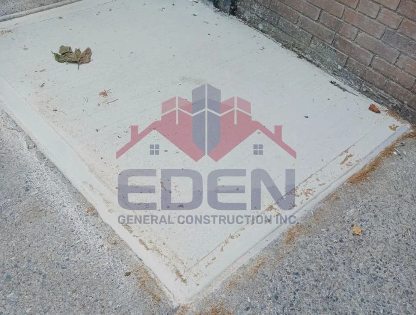 Roof waterproofing and sidewalks sealing project on New York City building