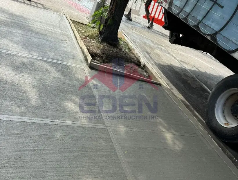 Tree root damage repair